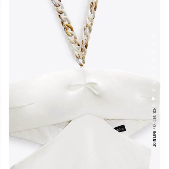 ZARA CUT OUT CHAIN DRESS - Picture 9 of 11